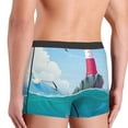 thumbnail image 5 of Haiem Lighthouse Sea Port Men's Boxer Briefs, Every Day Comfort Stretch Cotton Moisture-Wicking Underwear-Small, 5 of 9