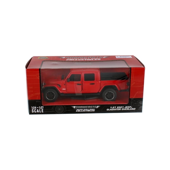 2021 Jeep Gladiator Overland, Red - Showcasts 71365R - 1/27 Scale Diecast Model Car