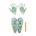 thumbnail image 2 of Esquirla 4 Pieces Hand and Foot Massage Set Hands Spa Reflexology Tools for Adults Men Short Socks, 2 of 8