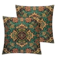 thumbnail image 2 of Acheng Old Persian Carpet Throw Pillow Covers Set of 2 Oriental Turkish Carpet Pillow Covers Modern Farmhouse Home Decorative Pillow Cases Cushion Cover for Sofa Living Room Office White, 2 of 6