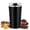 Black, variant on Household Superfine Grinder, Multi-Grain Powdering Machine Electric, 300W High Power Coffee and Spice Grinder with Stainless Steel Blades for Nuts, Seeds, Grains