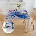thumbnail image 2 of BANET Spring Summer Wild Table Cloth Stain Resistant Table Covers for Kitchen Picnic Party white, 2 of 8
