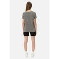thumbnail image 5 of John Elliott Women's Relaxed Jersey Tee T-Shirt in Heather Grey (4 (X-Large), Heather Grey), 5 of 5
