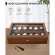 thumbnail image 2 of Uten Caja Para Relojes Con 12 Ranuras, Organizador De Cajas Para Relojes Con Cerradura Dorada Y Llave, Caja De Almacenamiento Para Exhibición De Relojes De Madera Con Cojines Extraíbles Para Relojes,, 2 of 5