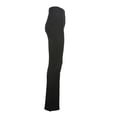 thumbnail image 3 of Diconna Femmes Mode Couleur Unie Taille Haute Fendue Slim Fit Pantalon, 3 of 4