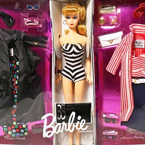 Details about   35th Anniversary Barbie NRFB 1993 Original 1959 Barbie Doll & Package! 