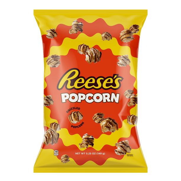 Reese's Chocolate Peanut Butter Drizzled Popcorn, 5.25oz - Walmart.com