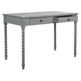 thumbnail image 5 of SAFAVIEH O' Mara Solid Retro 2 Drawer Desk, Distressed Grey, 5 of 14