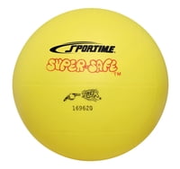 Sportime Super-Safe Rubber Volleyball, 7 Inches, Yellow