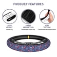 thumbnail image 6 of Elastic Steering Wheel Cover, Retro plants forest animals Stretch Thickening Car Steering Wheel Cover Women Men, Steering Wheel Protector Universal 15 in, 6 of 7