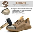 thumbnail image 3 of Furuian Steel Toe Shoes for Men Comfortable Non Slip Safety Industry Shoes, 3 of 7