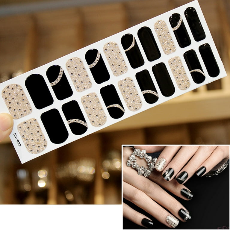 Makeup, 31 New Lv Nail Wrap Stickers Brown Decals Nail Art