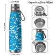 thumbnail image 3 of 29oz Insulated Water Bottle with Tea Infuser, Stainless Steel Travel Mug, Camouflage Print, 3 of 6