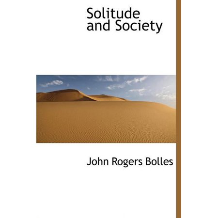 Solitude and Society (Hardcover)