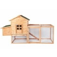 thumbnail image 4 of Outdoor Medium 80'' Wooden Chicken Coop Nest Box Hen House Poultry Cage Pet Hutch Garden, 4 of 8