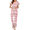 1 Pack-christmas, variant on 2-Pack Womens Pajama Sets Soft Short Sleeve Sleepwear with Long Pants & Pockets Printed Lounge Set