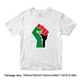 thumbnail image 3 of Camisetas de manga corta en 3D, novedad, camiseta con puño palestino, elegante para niños adultos, 3 of 8