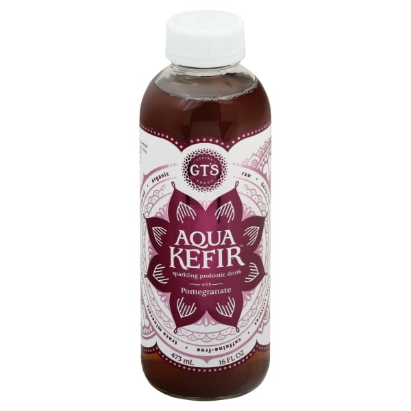 GT's Aqua Kefir Sparkling Probiotic Drink Pomegranate, 16 FL OZ