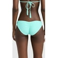thumbnail image 2 of PQ Swim Women's Basic Ruched Bikini Bottoms - Moderate Rise, Fuller Coverage, Womens Swimsuit Bottoms - Full (Seafoam, Medium), 2 of 4