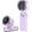 Purple, variant on Portable Handheld Turbo Fan, 5 Gear Wind, Battery Operated, Up to 12 Working Hours, 3 IN 1 Hand Fan with Air Turbo Tech Cooling Fan for Outdoor Activities, Travel, Beach