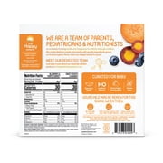 Happy Baby Organics Teethers Variety Pack, Sweet Potato & Banana and Blueberry & Purple Carrot Gentle Teething Wafers, Gluten Free, 36 Count 2-Packs