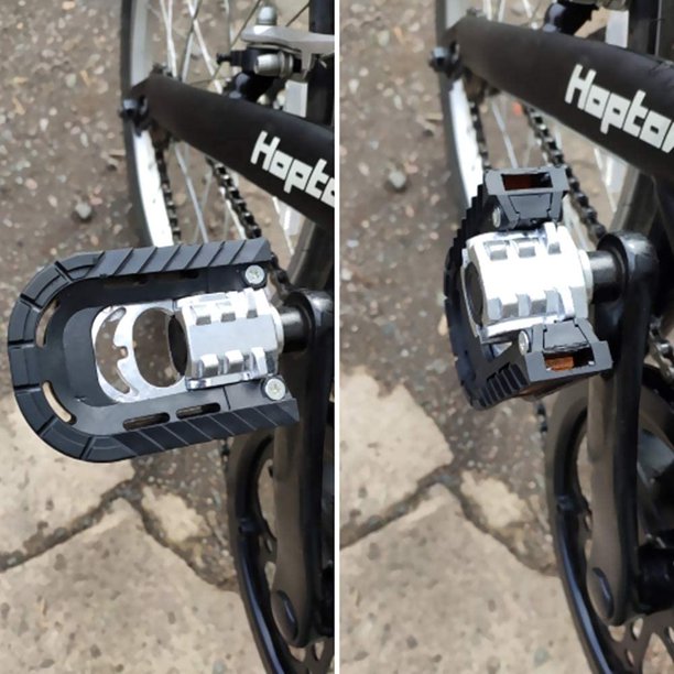 Bicicleta Plegable Adulto Pedales Plegables Para Bicicleta Aleaciu00f3n  De Aluminio Antideslizantes Y Ligeros Te Divina