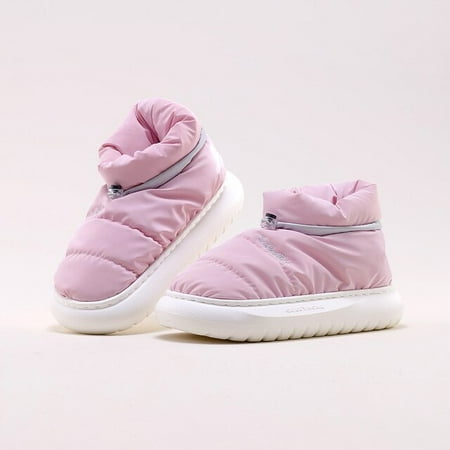 

CoCopeaunt Winter New Warm Women Snow Boots High Top Style Men s Cotton Slippers Indoor 2022 Fashion Outdoor High Top Plush Lining Shoes