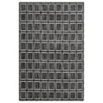 thumbnail image 2 of Luxe Weavers Modern Geometric Grid Black 5x7 Area Rug, Low Bedroom Carpet, 2 of 9