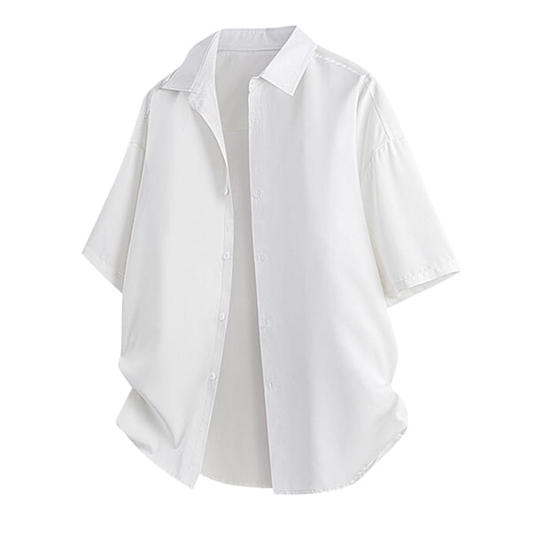 pstuiky camisetas de hombre, Blusas deportivas casuales de manga corta con cuello redondo y color sólido para hombre camisetas de hombre xl