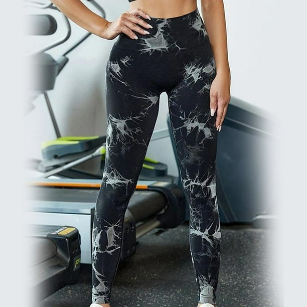 BJYX Yoga Pants Women Mention Hip Sports Pants High Waist Seamless Yoga  Leggings Tie Dye Workout Fitness Gym Leggings Fitness Wear 