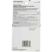 CoverGirl AquaSmooth Compact Foundation, Natural Ivory [715] 0.40 oz (Pack of 4)