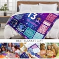 thumbnail image 6 of 13 Year Old Girl Birthday Gifts, Teenage Girls 13th Birthday Gifts Blanket 50" x 60", 13 Year Old Girl Birthday Gift Ideas Bday Decor, 13 Birthday Gifts for Daughter Granddaughter Sister Niece, 6 of 6
