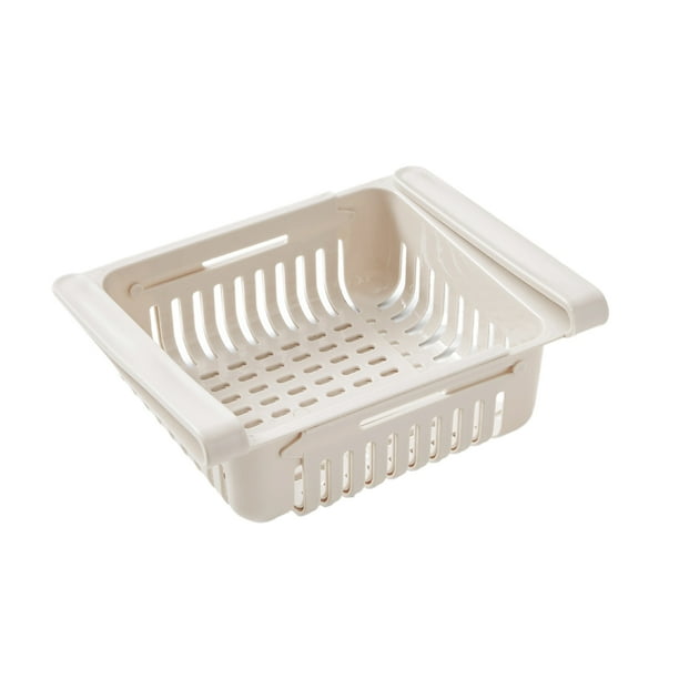 Estante de almacenamiento extensible Yuarrent para organizar la Cocina almacenamiento estilo cajón color albaricoque