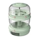 thumbnail image 1 of Caja de almacenamiento de granos sellada e impermeable, dispensador de cereales y arroz para snacks ligeros. Verde claro de 2 niveles., 1 of 6