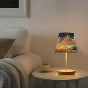 YAZAOO Table Lamp Creative Heavenly Spire Pattern Simple Pattern Night Light