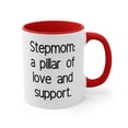thumbnail image 4 of Stepmom Gifts Two-Tone 11oz Mug "Stepmom: a pillar of love and support.", 4 of 4