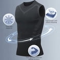 thumbnail image 3 of Mens Ionic Shaping Vest, Comfortable And Breathable Sports Tops To Build A Perfect Body, 3 of 5