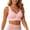 Z13-Bras-Hot Pink, variant on Womens Wireless Bras Front Closure Full Coverage Bra Comfortable Wide Straps Push Up Bras for Seniors S