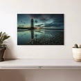 thumbnail image 2 of Elephant Stock Point Of Ayr Lighthouse Wall Art - Horizontal Canvas Wall Art - Living Room Wall Decor - Nautical Canvas - Gray And Blue Decor - 12" x 8", 2 of 8