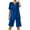 Blue, variant on Short Sets for Women Short Sleeve V Neck T Shirt and Shorts 2 Piece Matching Set Summer Beach Vacation Sets