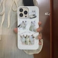 thumbnail image 4 of Clmj Y2K vintage cute cat dog cartoon animal phone case for iPhone 13 Pro 14 plus 12 mini 11 7 8 Xs X XR se 2020 silicone cover, 4 of 6