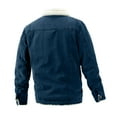 thumbnail image 3 of Vedolay Jacket for Men Fall 2023 Cardigans Blazer Jacket Coat Clothes Dark Blue,M, 3 of 4