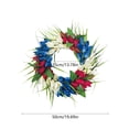 thumbnail image 3 of Spring Artificial Tulips Wreath for Door Decor, Seasonal Wall Hanging, Easy to Clean, Perfect for Indoor Outdoor, Holiday and Housewarming Gift Multicolor, 3 of 6