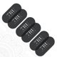 thumbnail image 1 of PAQUETE DE PINZAS PARA EL CABELLO TRU BARBER, 6 PIEZAS para hombres y mujeres, pinzas para el cabello de salón y barbero para peinar las empuñaduras del soporte del cabello (negro), 1 of 5