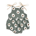 thumbnail image 4 of Gubotare Bodysuit Toddler Girls Baby Romper Bodysuits Soft Outfit for Infant Girls 0 3 6 9 12 18 24 Months (Grey,0-3 Months), 4 of 4