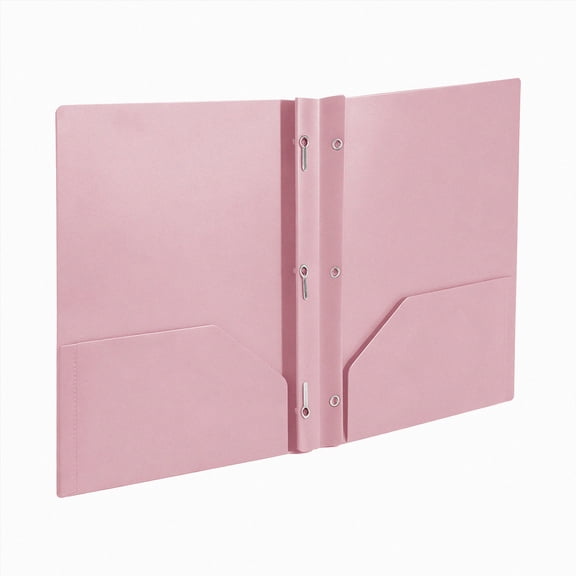 Plastic Folders with Pockets,Poly 2-Pocket Folder with Prongs,Colorful Plastic Folders with 2 Pockets for Letter Size Paper,File Folder for School Office Home Business,School Supplies