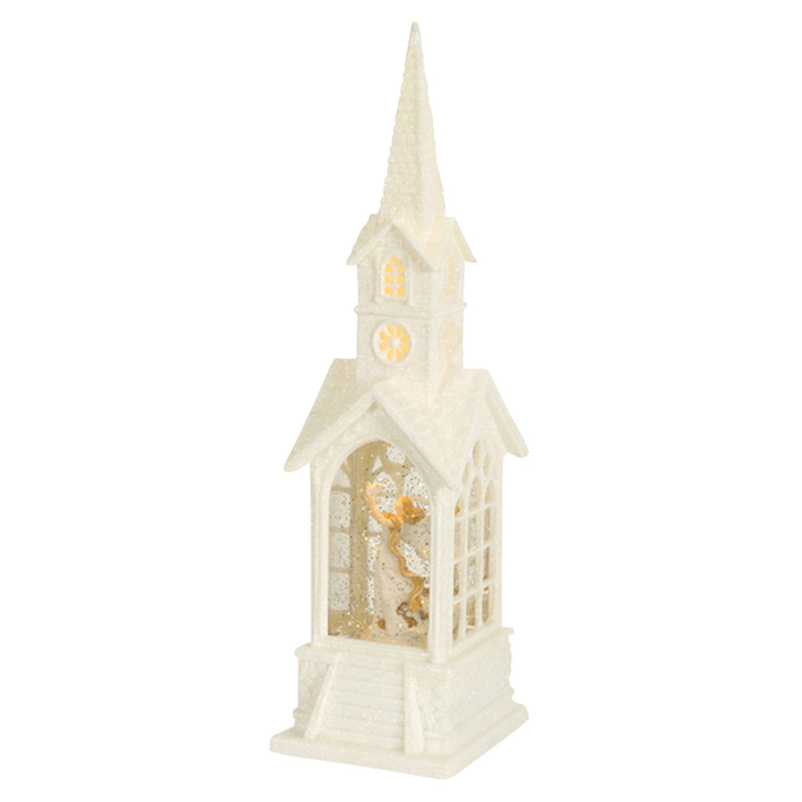 Melrose Peace on Earth Church Snow Globe with Angel - Walmart.com