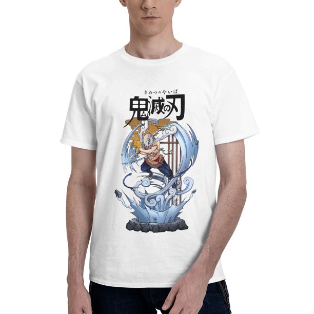Camiseta de Manga Corta para Hombres Kimetsu no Yaiba