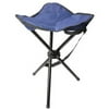 ALEKO CSW3L Outdoor Foldable Camping Tripod Chair Fishing Stool Portable Hiking Beach Travel Seat, Blue