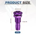 thumbnail image 2 of 3Pcs 25mm M8 RC Boat Water Nipple Water Outlet Nozzle Aluminium Alloy Purple, 2 of 6